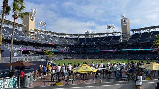 Pirates vs. Padres, 9:40 p.m., Eastern taken in San Diego (Live coverage). Photo by GETTY